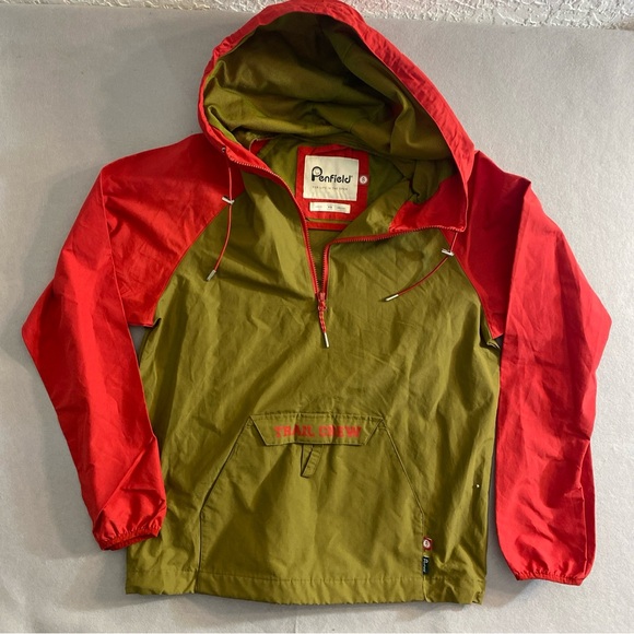 Penfield Other - Penfield ANORAK Windbreaker Hooded Jacket Hooded Men’s  XS Red Green Trail Crew
